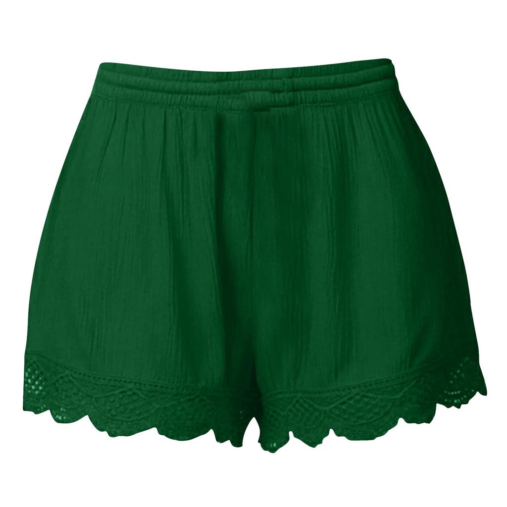 Женские однотонные шорты, легкие и дышащие повседневные шорты