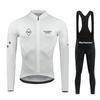 Mens Long Sleeve Cycling Jersey Quick Dry Breathable Road Mountain Bike Apparel PNS