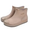 Nestkanina Rain Perfect for Rain or Easy To Walk Perfect for Rainy and Perfect for Commuting and SHO050 Size Women's Low-Cut Boots, Short, Shine,