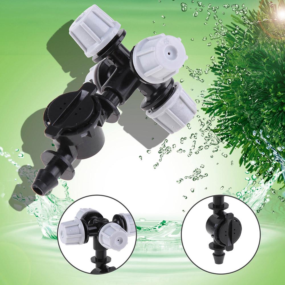 20pcs Cross Fog Sprayers Four Outlets Atomizing Misting Sprayer Easy Installation for Outdoor Misting Cooling System