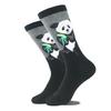 1 Pair Animal Funny Socks Men Divertidos Aliens Dinosaur Pug Panda Flamingo Cactus Sokken Unisex Novelty Skateboard Crazy Meias