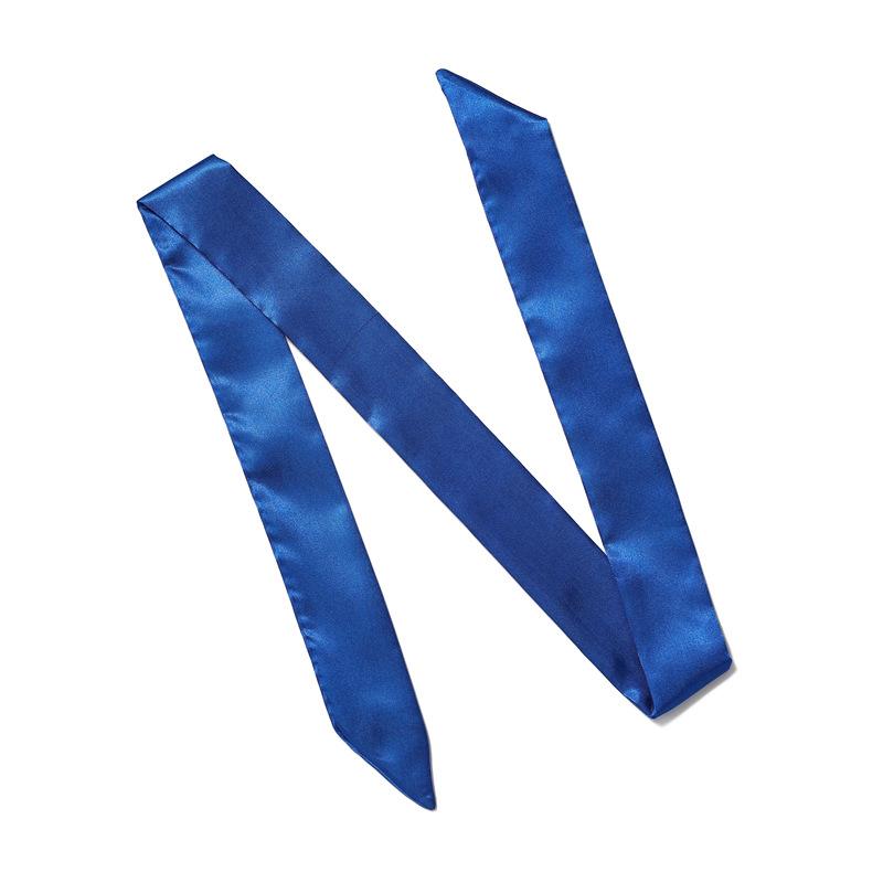 Solid Color Scarf, Women'S Slim And Long Scarf, Decorative Tie Bag, Ribbon, Versatile Headband, Bow Belt, Fashionable Scarf