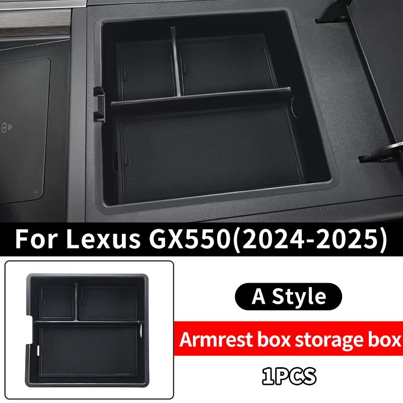 For 2024-2025 Lexus GX550 Upgrade Interior Decoration Accessories GX 550 center console Armrest box storage box compartment tray