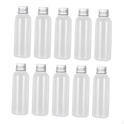 10 шт. дорожных флаконов для туалетных принадлежностей с винтовыми крышками 100 мл портативный герметичный дозатор образец