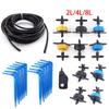 Set 10m 35 PVC 4-way Drip Arrow Suite Mirco Drip System Irrigation Greenhouse Transmitter Plants Veg Watering Potted