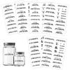 6 Sheets Pantry Labels for Containers, Waterproof PVC Food Storage Labels Self-Adhesive Spice Stickers for Kitchen Organizing