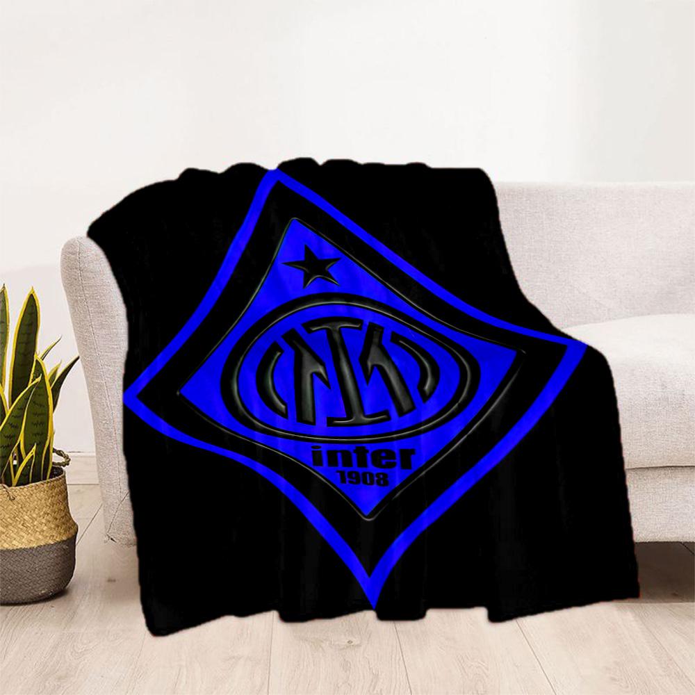 Inter Milan Blanket Ultrasoft Great For Bed Office Chair For All Seasons Stylish Decor Gifts For Family Or Friends