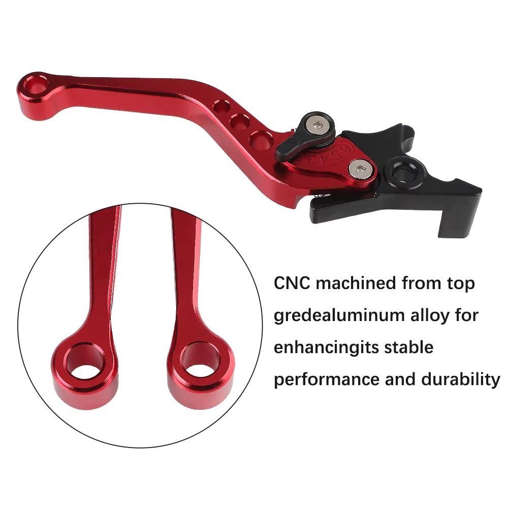 1Pair 6-position Adjustable Motorcycle Brake Levers Motorcycle Handlebar Levers Bike Parts