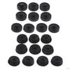 10pcs Diaphragm Replacement Parts for Aquarium Accessory Durable Rubber , Black, 1