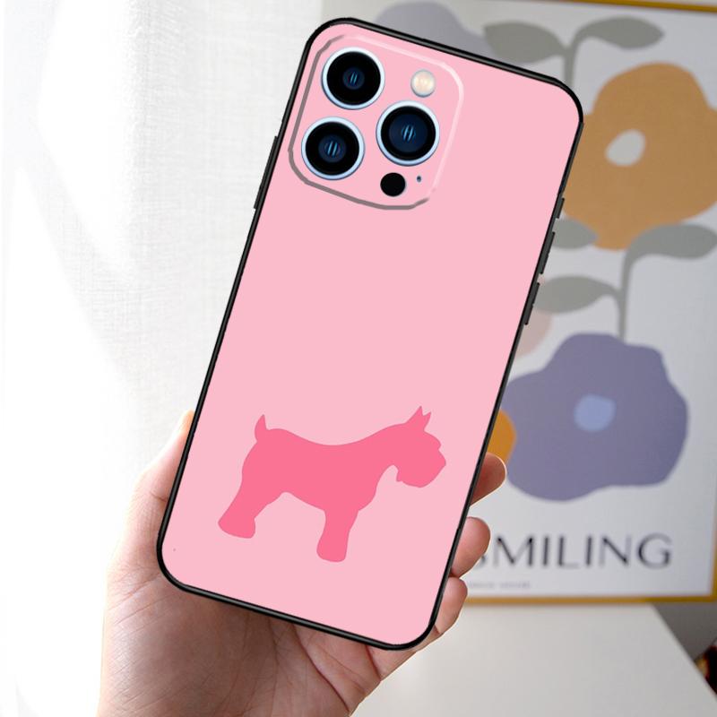 Миниатюрный шнауцер собака искусство Чехол Для iPhone 16 15 14 13 12 11 Pro Max Mini Чехол X XR XS 8 7 14 16 15 Plus Аксессуары