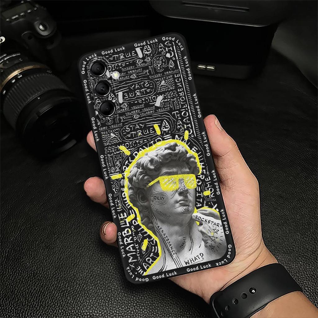 Durable Full wrap Phone Case For Samsung Galaxy M14 5G/SM-M146B TPU Dirt-resistant Cover Fashion Design Cartoon Silicone