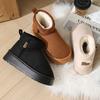 Short Snow Boots Women's New Winter Thick-soled Versatile Velvet Thickened Warm Cotton Shoes
