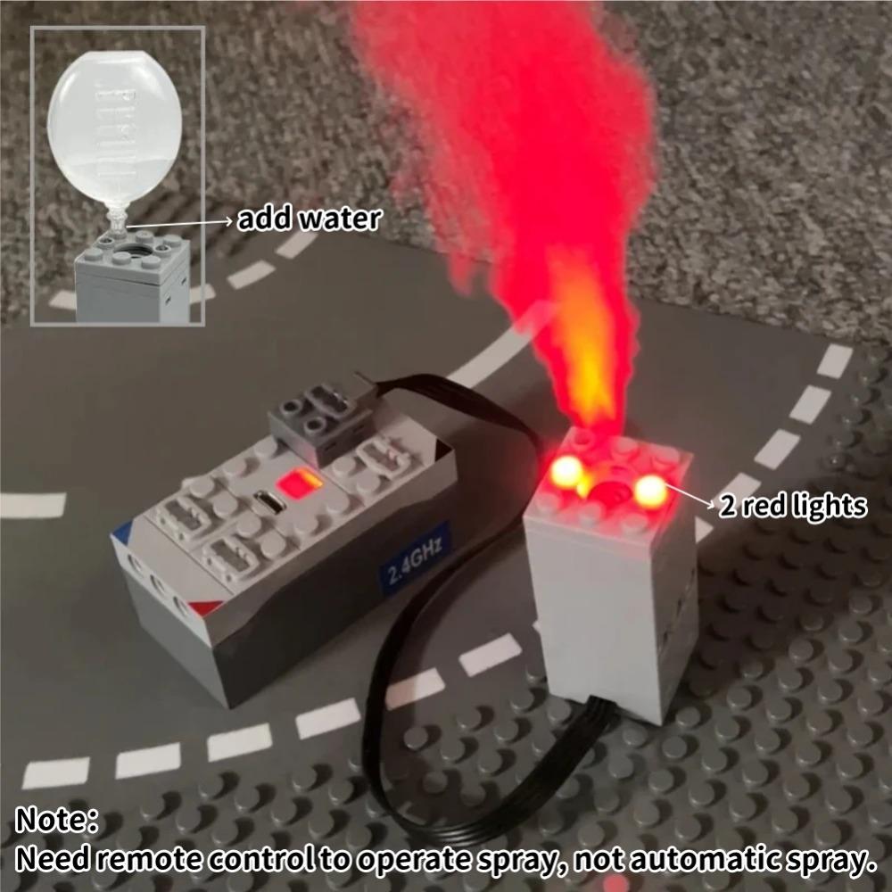 Конструктор DIY Технический Мотор Распылитель Электрический Выхлоп Модифицированный Мотор Для Высокотехнологичного Поезда Автомобиля Детали Совместимые с Legoed