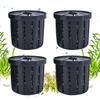 4pcs Pet Fish Tank Decorations Accessories Aquarium Plant Stand Stable Fish Tank Net Cup Hydroponic Plant Storage Fixed Basket