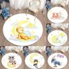 Cartoon Animal Printed Round Children Carpet Living Room Rugs Mats Bedroom Carpet Floor Lounge Rug Children Room Mat Home Decor