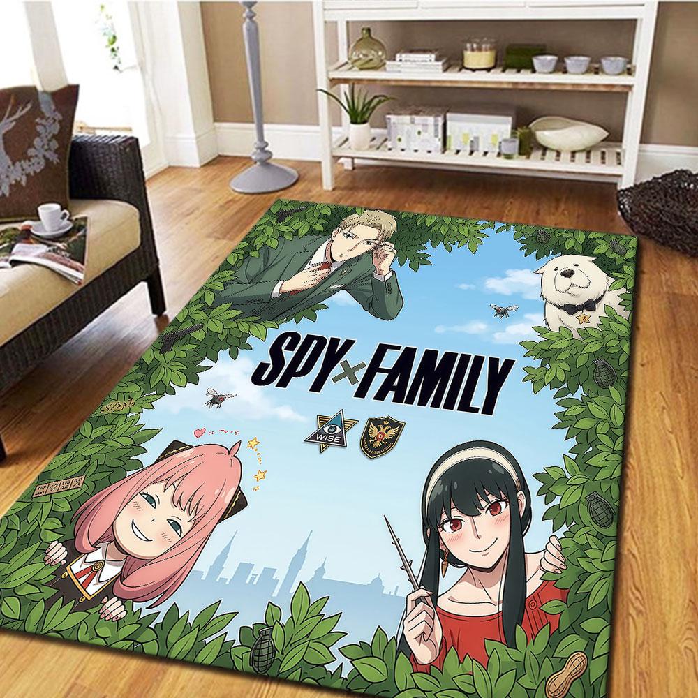SPY FAMILY Printed Carpet for Bedrooms Beds Living Room Gifts Halloween Gifts HE237