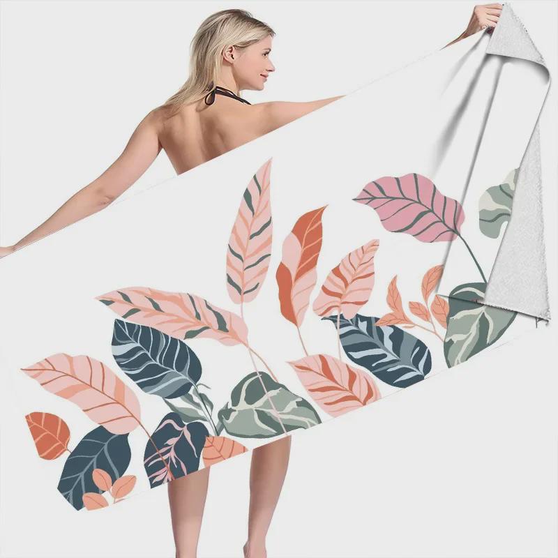 Customizable Quick-Dry Double-Sided Velvet Beach and Bath Towel