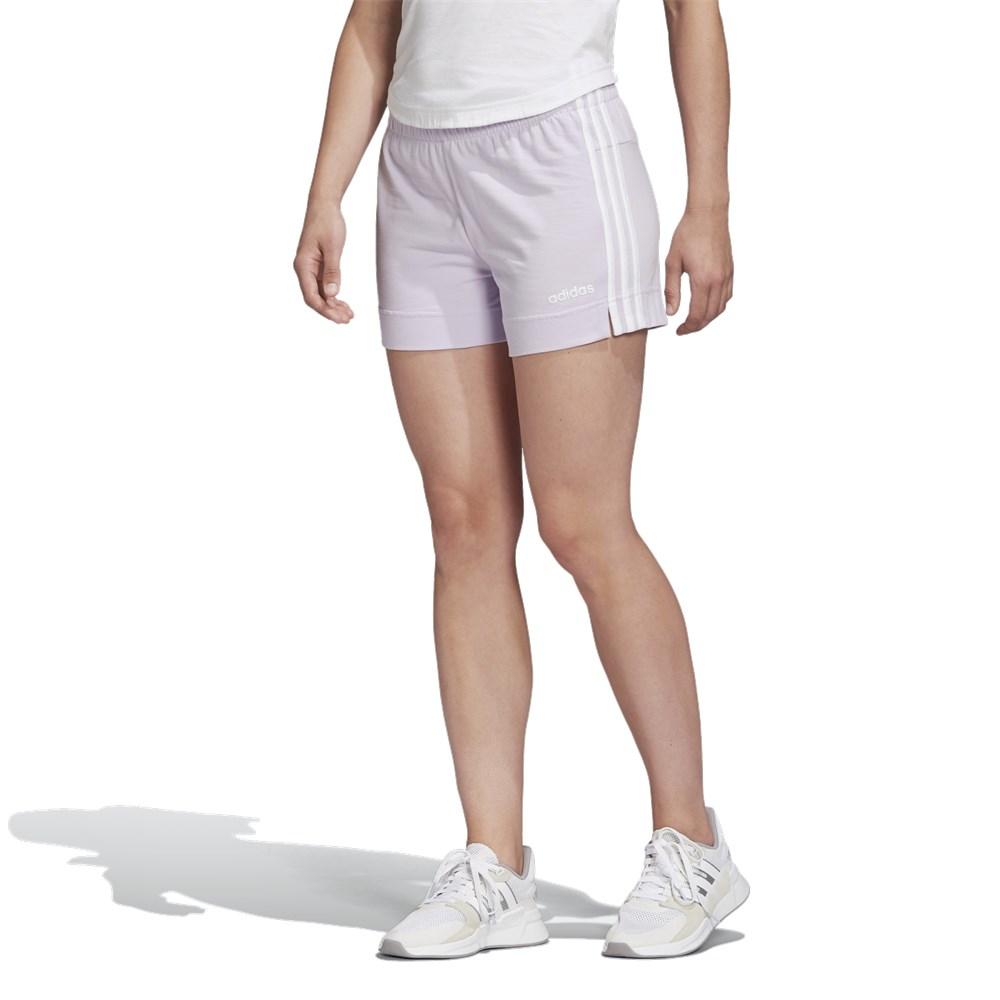adidas Повседневные шорты женские фиолетовые FM6684
