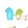 Christmas Cake Tools Jewelry Making Tool Garden Elves Mold Christmas Keychain Molds Silicone Moulds