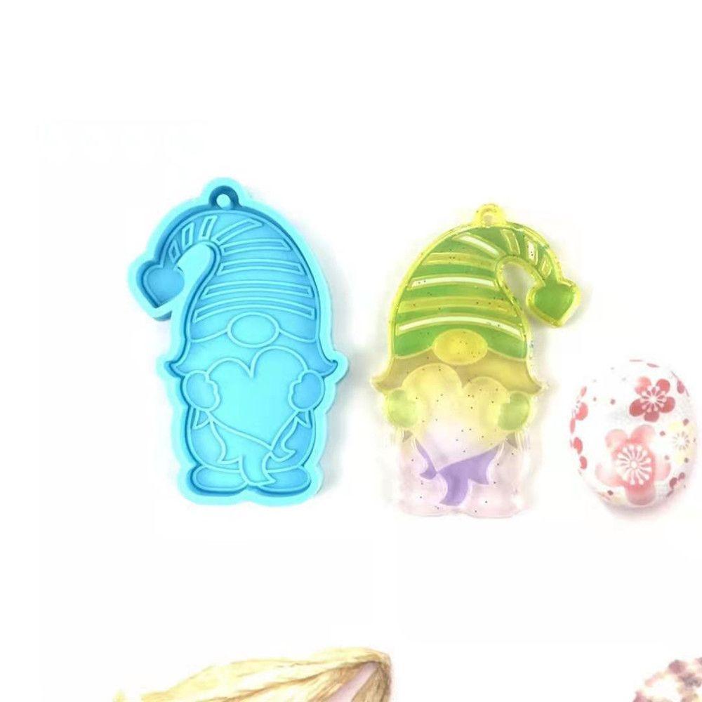 Christmas Cake Tools Jewelry Making Tool Garden Elves Mold Christmas Keychain Molds Silicone Moulds