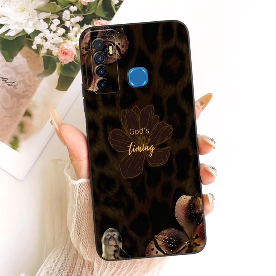 For Infinix Note 7 Lite Case X656 Popular Floral TPU Cover Soft Silicone Phone Cases For Infinix Hot 9 Pro Funda Hot9 Play Shell