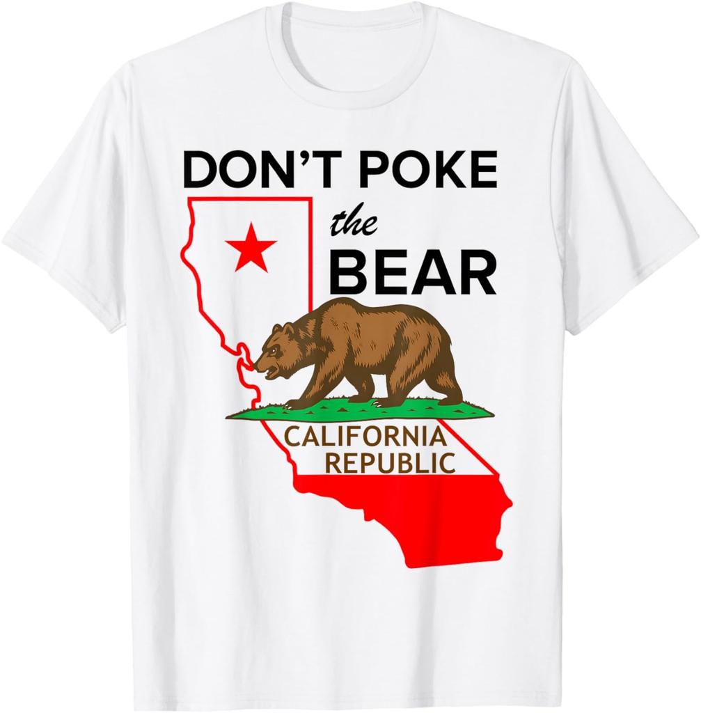 Dont Poke The Bear California Republic Design Unisex T-Shirt