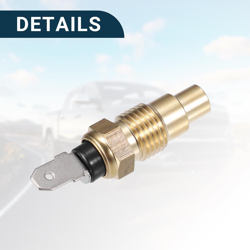 uxcell Temperature Sensor Compatible with Infiniti Compatible M30 Durable No. 25080-89903 Temperature Sensor, Gold Tone Inner