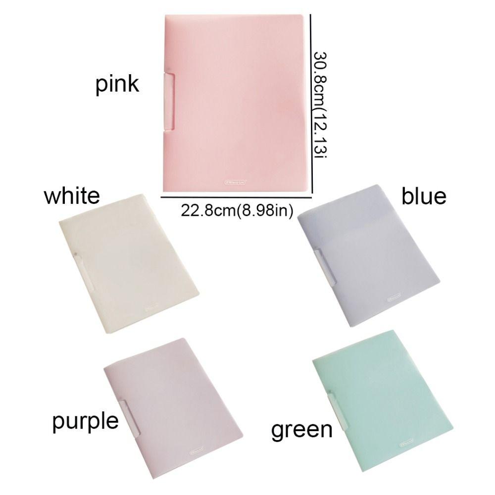 Папка-регистратор Candy Color Loose Leaf, вращающаяся, скрепка для бумаги для учеников и учителей