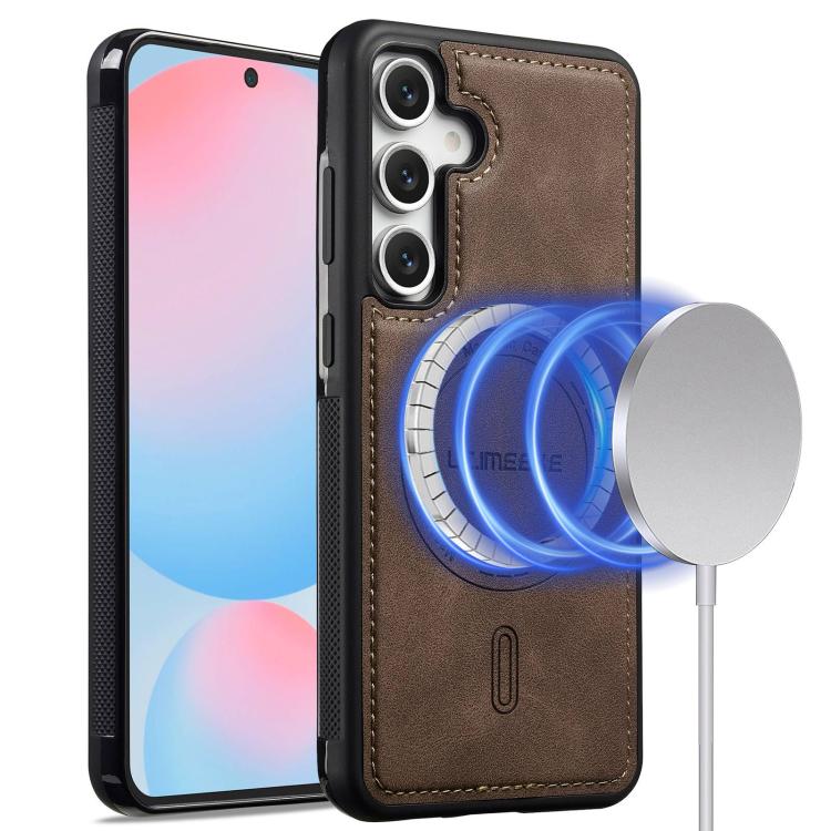 L6‑Series MagSafe Magnetic PU Leather TPU Hybrid Phone Case For Samsung Galaxy A37 5G