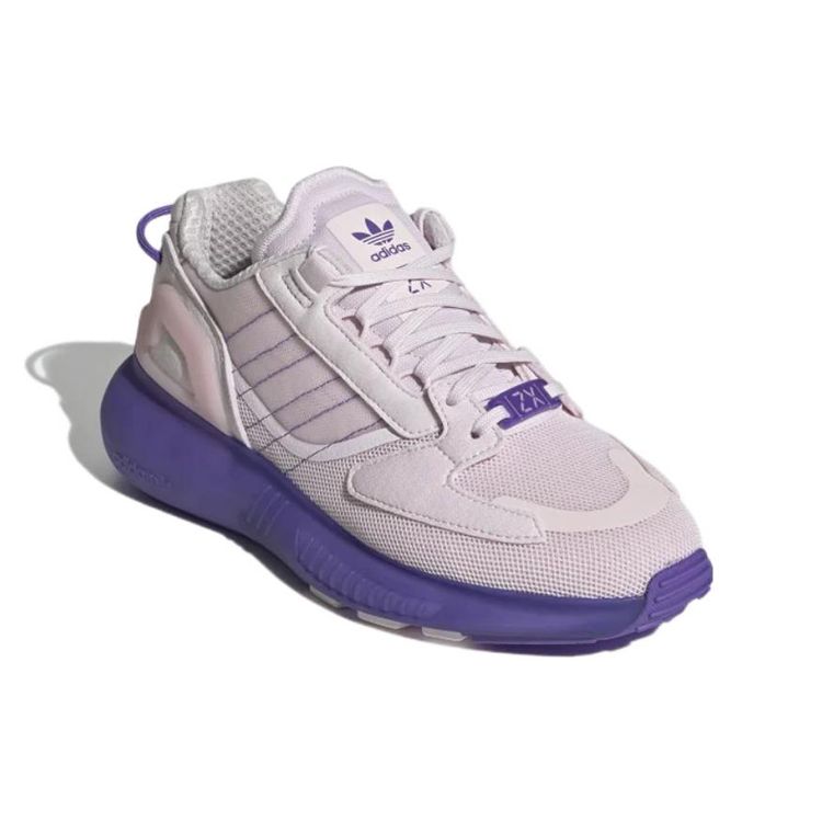Adidas Originals ZX 5000 Durable Shock Absorbing Low Top Running Shoes Women Sneakers Light-Purple GX8666