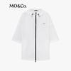 MO&Co. Women's UPF50+ Sun Protection Short Sleeve Hooded Jacket