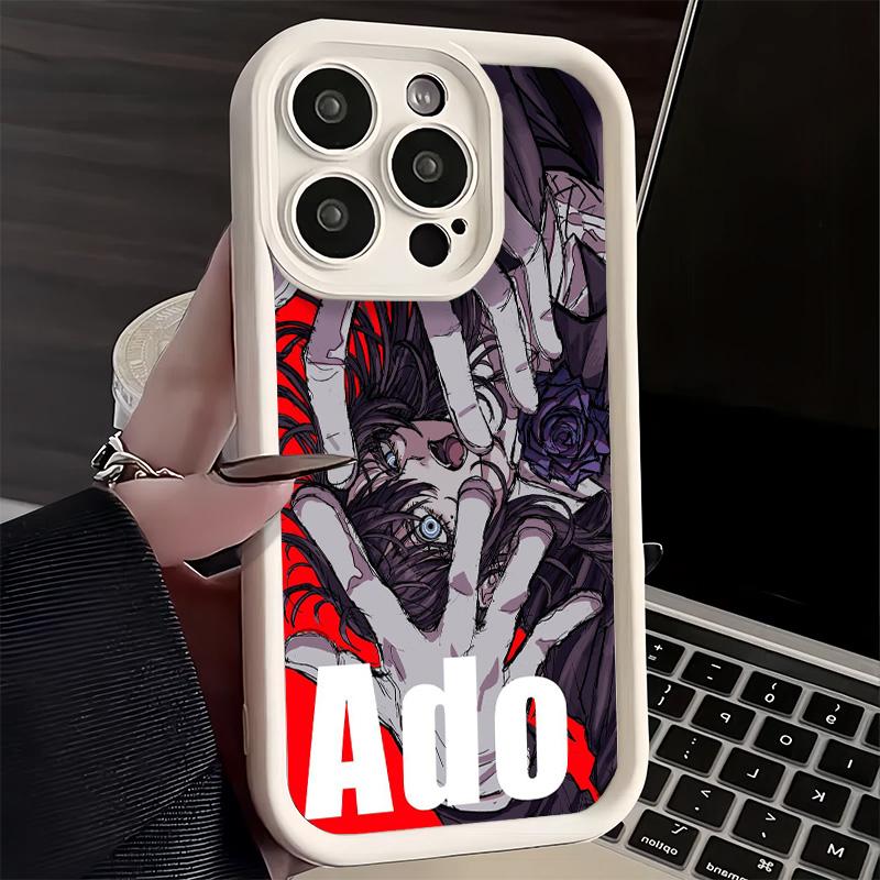 Phone Case for iPhone 17 Air 16E 15 16 Pro Max Ado Cartoon K-Kyogen X Uta Cover 14 Plus 13 12 Mini Soft Shell Silicone Fundas