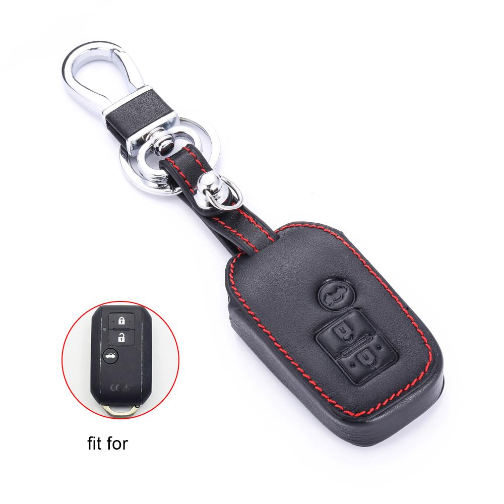 Чехол для ключей от машины из натуральной кожи для Maruti Suzuki New Swift Baleno Ertiga Wagon Dzire R Sx4 Alto Vitara, автомобильный чехол с дистанционным брелоком, сумка