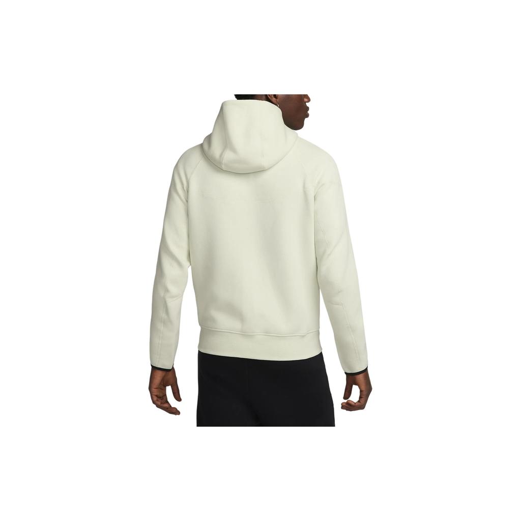 Nike Sportswear Tech Fleece Windrunner Full Zip Hoodie Sea Glass/Black Men Tops Cream FB7921-020