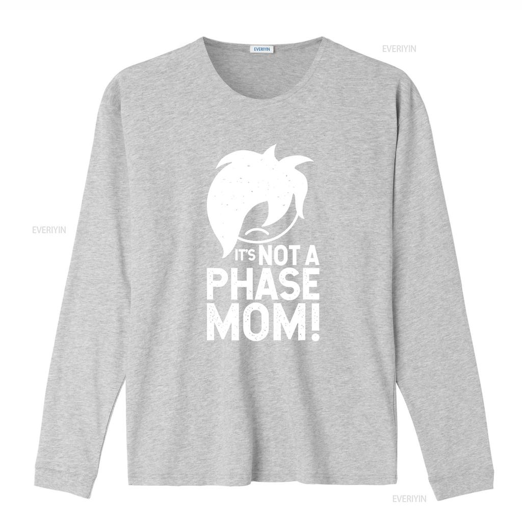 It S Not A Phase Mom Alt Emo Clothes For Unisex Boys T Shirt Vintage Washed Stretched Homme Casual Top Everyday Wear Vintage