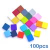 100 шт. Конструктор DIY Фигурка Кирпичики Гладкие 1x1 24 Цвета Образовательные Креативные Размерные Игрушки для Детей Совместимые С Брендами