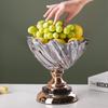 Flavinz European Crystal Glass Fruit Bowl