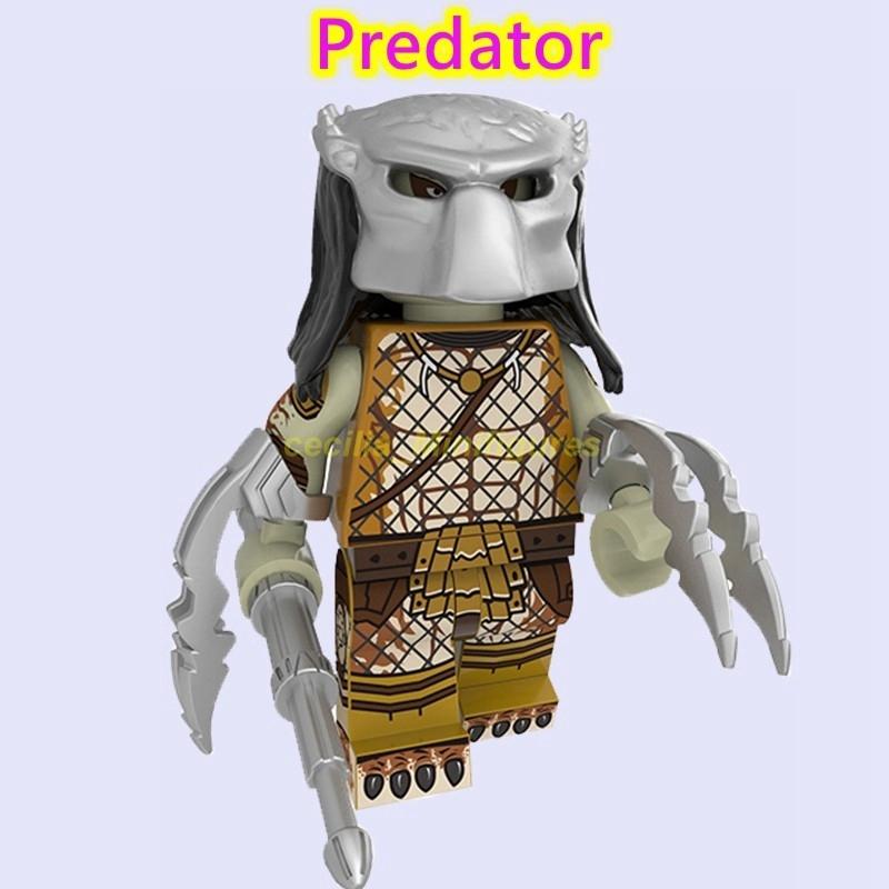 Совместимость с минифигурками Lego Alien VS Predator, гаражные комплекты, строительные блоки, игрушки для детей