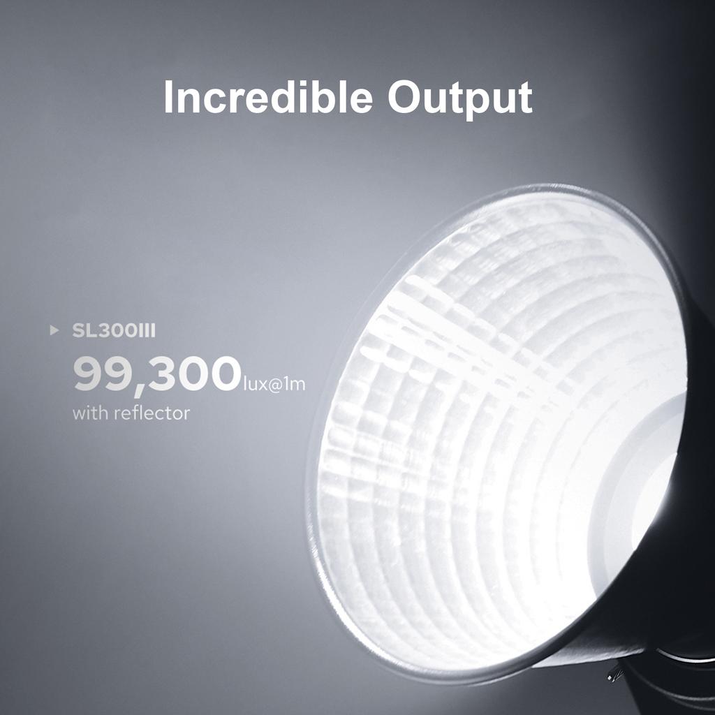 Godox SL300III Студийный светодиодный светильник для видеосъемки, 330 Вт, мощный фотосветильник, 5600K+/-200K, с регулируемой яркостью, 8 FX