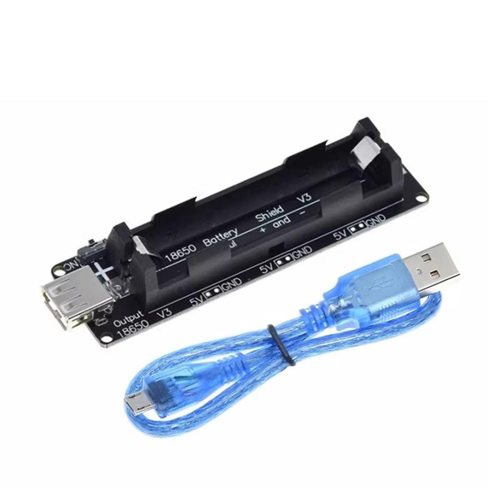Двойной 18650 Литиевый Аккумуляторный Щит V3/V8 Power Bank 1-канальный Модуль Зарядки 5В/3А 3В/1А Type-C Micro USB Для Raspberry Pi ESP32S