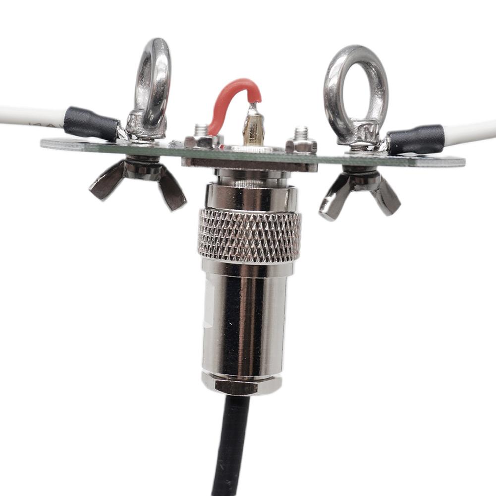 Shortwave Radio Transmitting Antenna GP Positive V Inverted V Dipole Antenna Board Long Line End Feed Detachable for Set Antenna