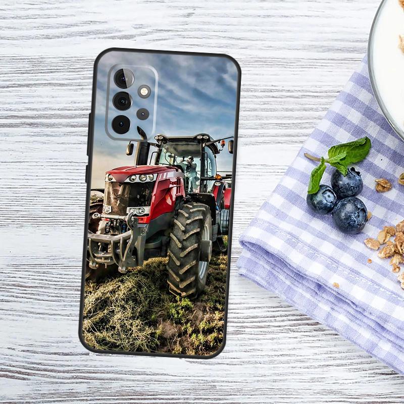 Фермерский трактор Чехол для Samsung Galaxy A13 A23 A33 A53 A52 A32 A12 A56 A36 A16 A54 A34 A14 A15 A35 A55 A17