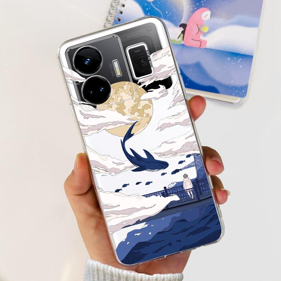Для Realme GT3 RMX3709 Крутой Мультяшный Чехол-Дракон Для Realme GT 3 GT3 240W 5G Мягкие Силиконовые TPU Чехлы