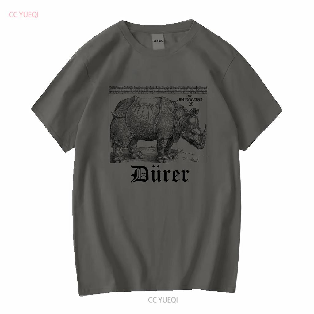 Albrecht Dürer Durer Rhino Classic T Shirt vintage Washed Soft streetwear fashion designer clothes graphic Breathable Slightly