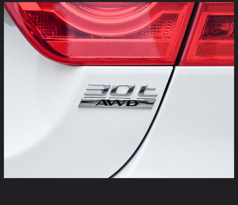 Jaguar F-PACE, XJ, XF, XE Задняя эмблема: Значки водоизмещения 20 т, 25 т, 30 т, 35 т