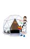 BOXPARTNER Cardboard House Kids Space with Passage Children Cardboard Assembly Indoor Kids Dome