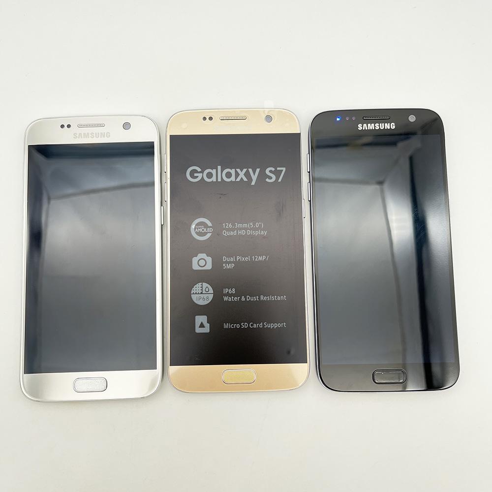 95% New Refurbished Samsung Original Samsung Galaxy S7 G930F 5.1" 4GB RAM 32GB ROM Fingerprint Mobile Phone