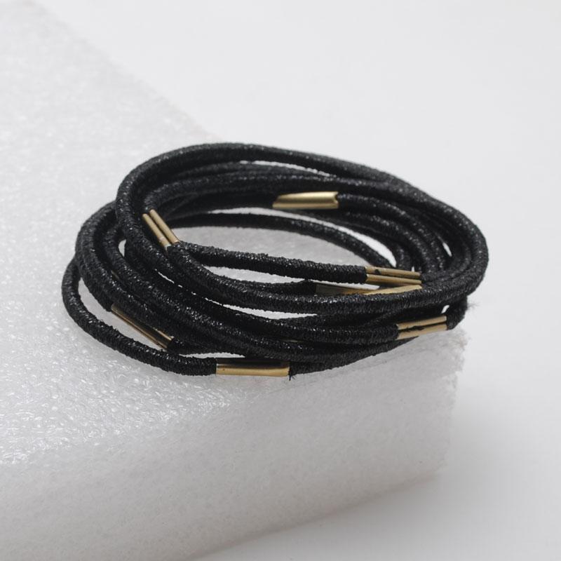 10 Pcs/lot Small Size Girls Elastic Hair Bands Hair Scrunchies Hair Accessories Kids Hair Gum Children Gift Gold Silver