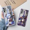 Genshin Impact Game милый прозрачный чехол для Samsung Galaxy A52 A12 A51 A32 A21s A71 A32 A22 50 A70 A31 A72 5G чехол для телефона