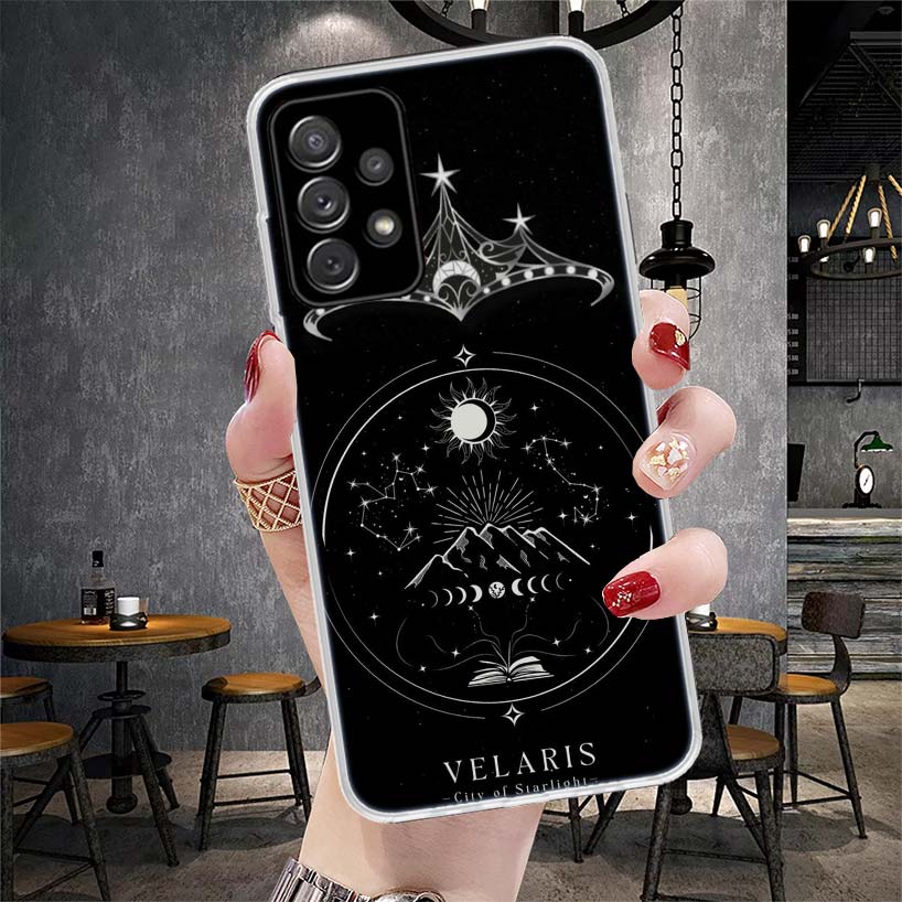 Двор Тумана и Ярости Сара Дж. Маас Мягкий Чехол для Телефона Для Samsung Galaxy S22 S23 S24 S25 Edge S26 Ultra S20 FE S21 Plus + Fundas Coq